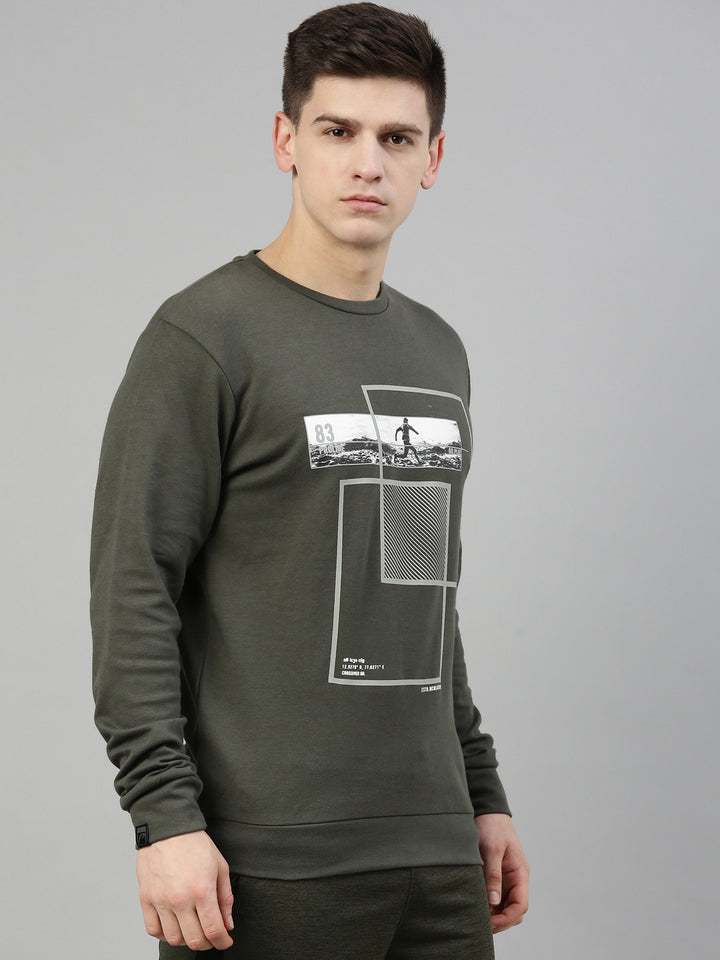 Men's Printed Gym Sweatshirts