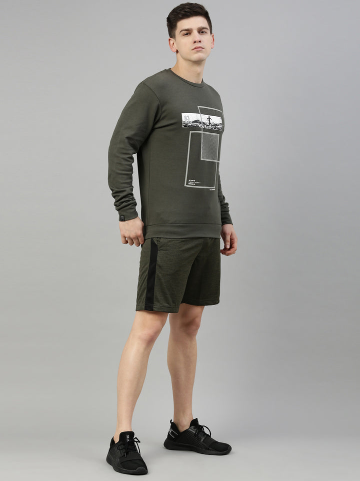 Men's Printed Gym Sweatshirts