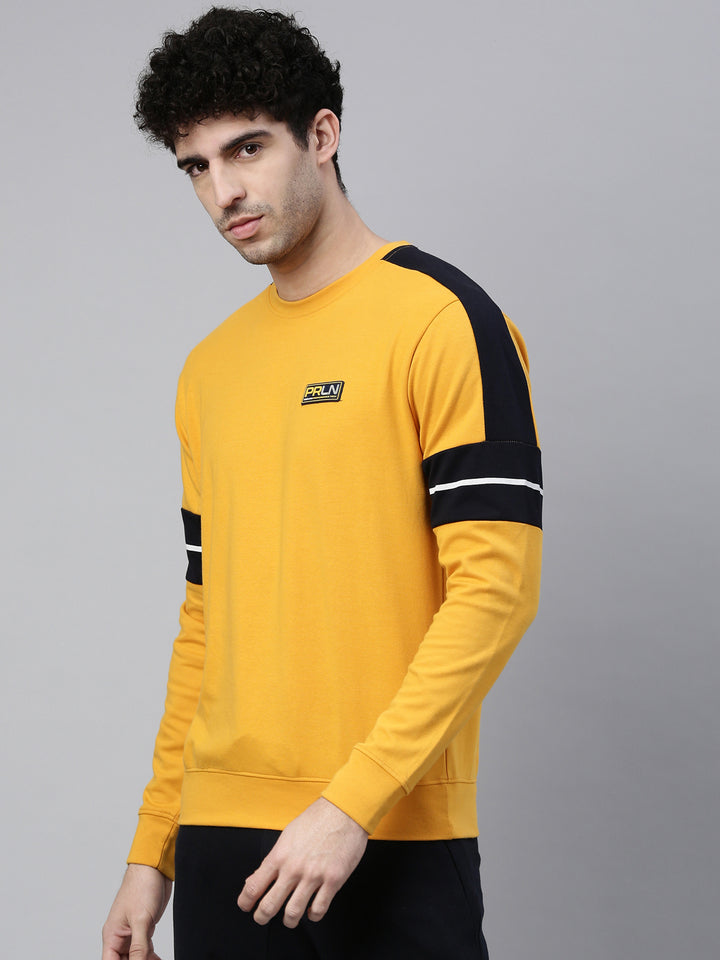 Men's Color Block Gym Sweatshirts