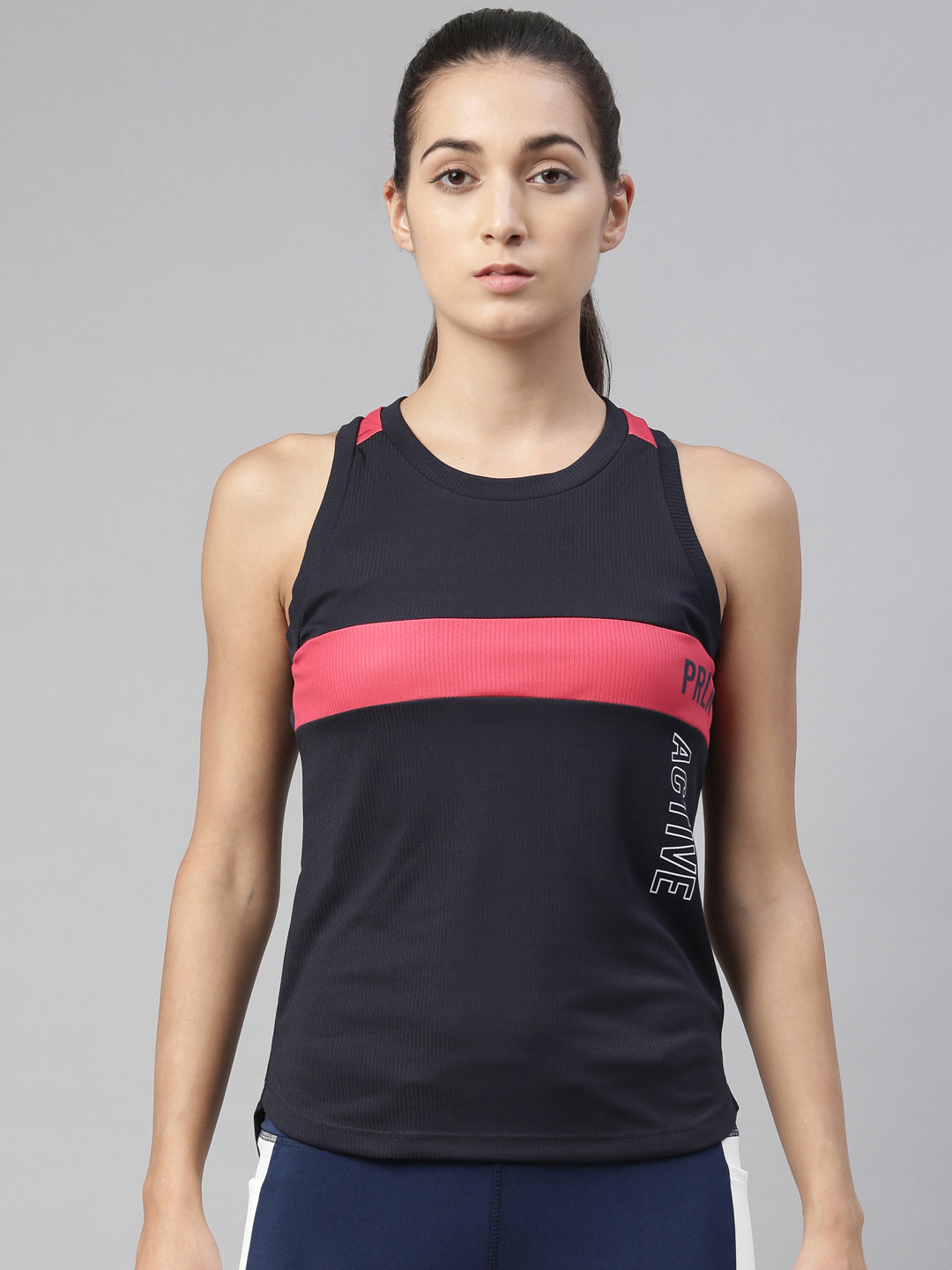 Women's InstaCool Color Block Gym Tank Tops