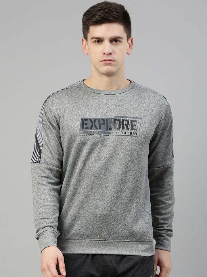 Men's Solid Gym Sweatshirts