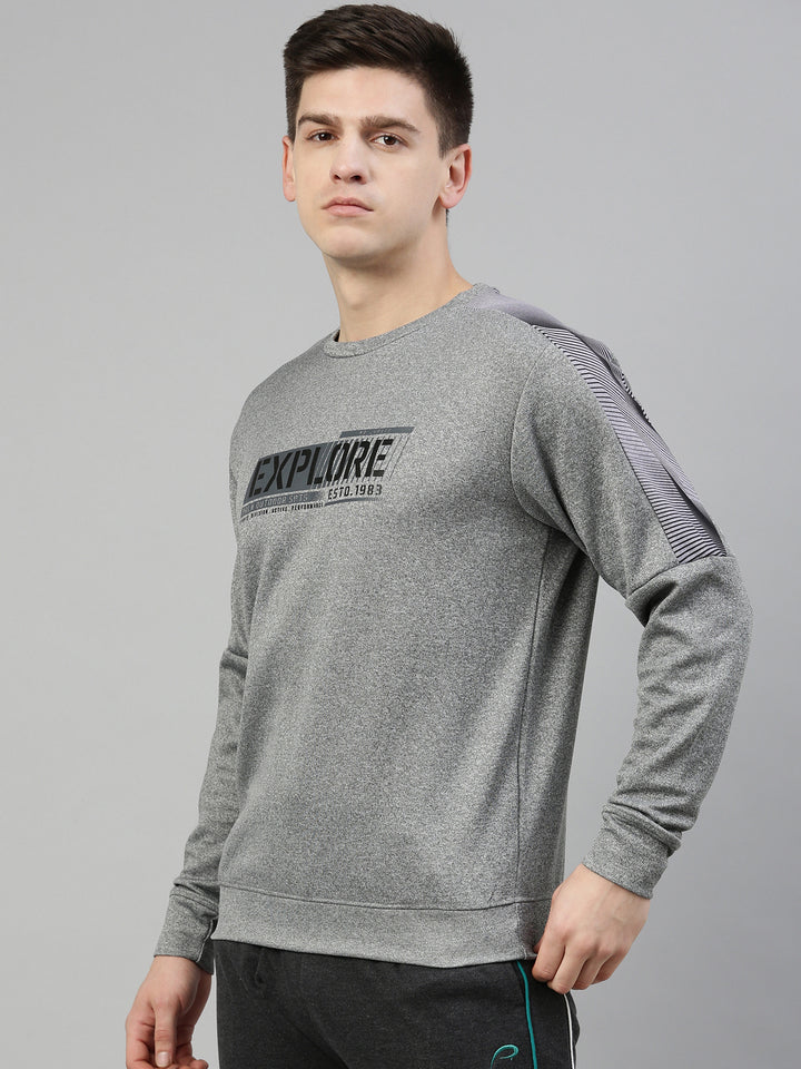 Men's Solid Gym Sweatshirts
