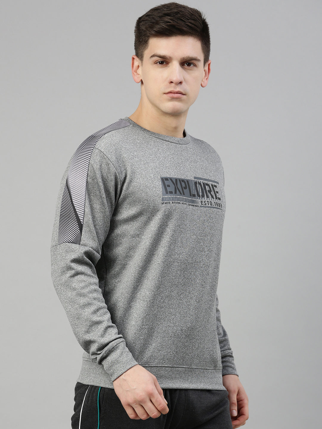 Men's Solid Gym Sweatshirts