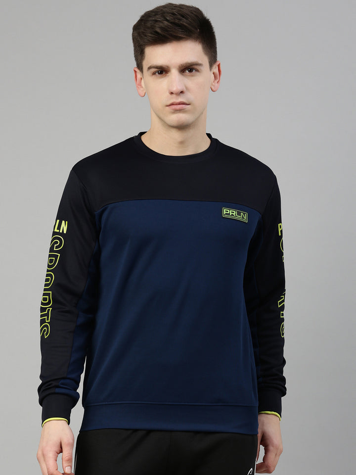 Men's Color Block Gym Sweatshirts