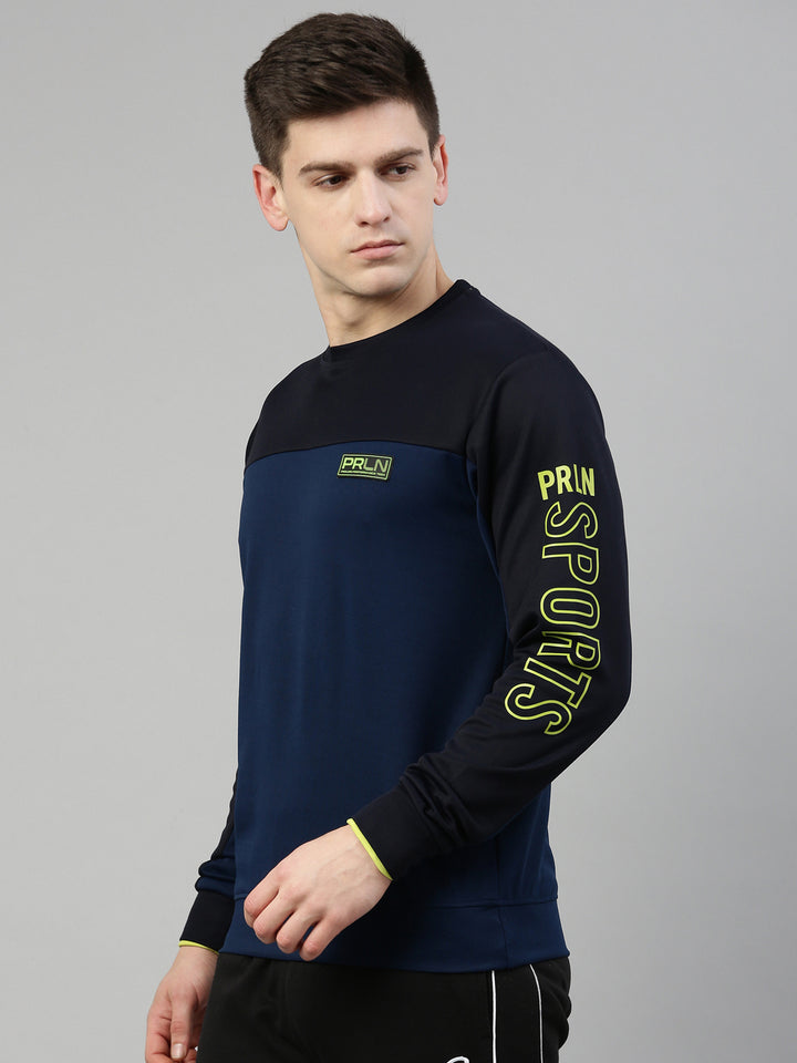 Men's Color Block Gym Sweatshirts