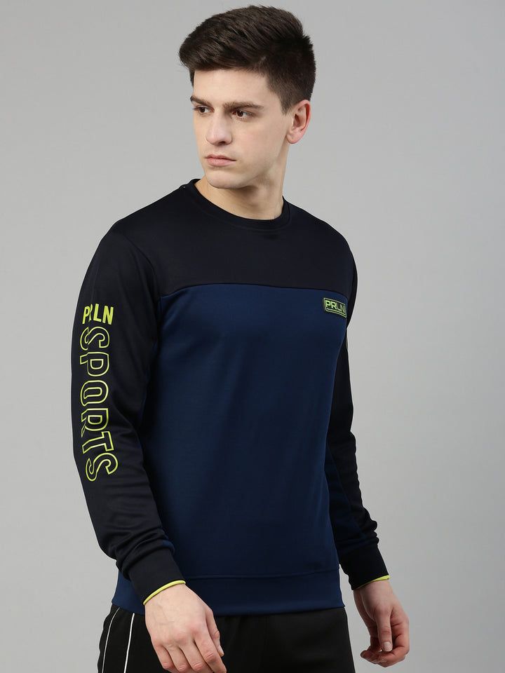 Men's Color Block Gym Sweatshirts