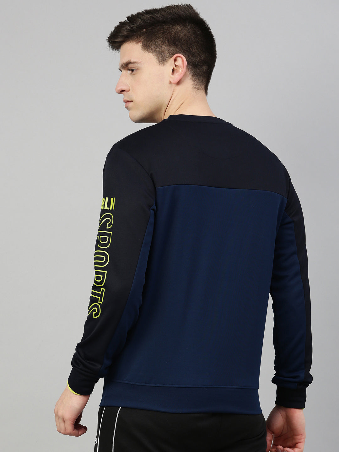 Men's Color Block Gym Sweatshirts