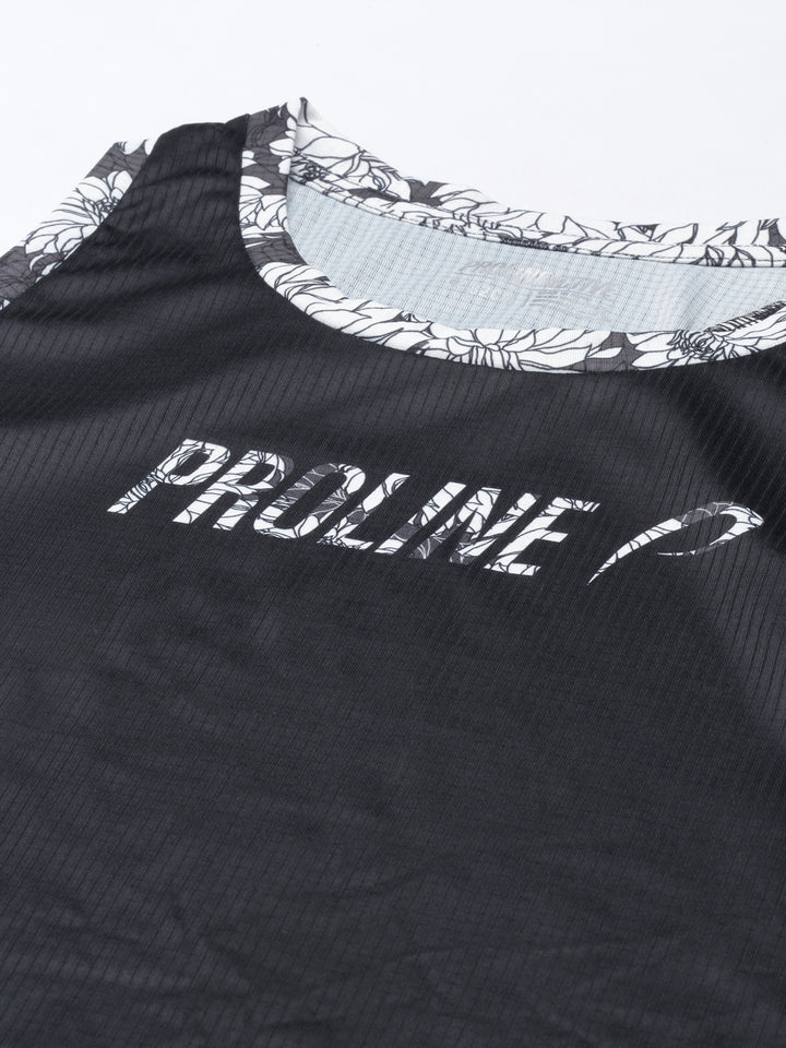 Women's Sports Black Tank Top