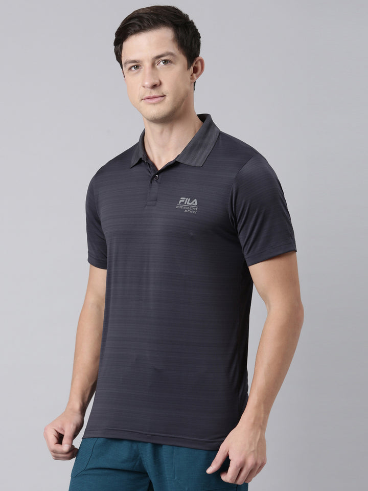 Fila Men Grey T-Shirts Regular Fit