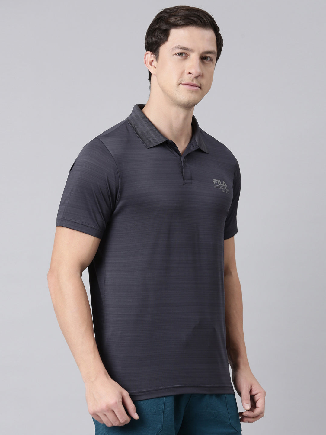 Fila Men Grey T-Shirts Regular Fit