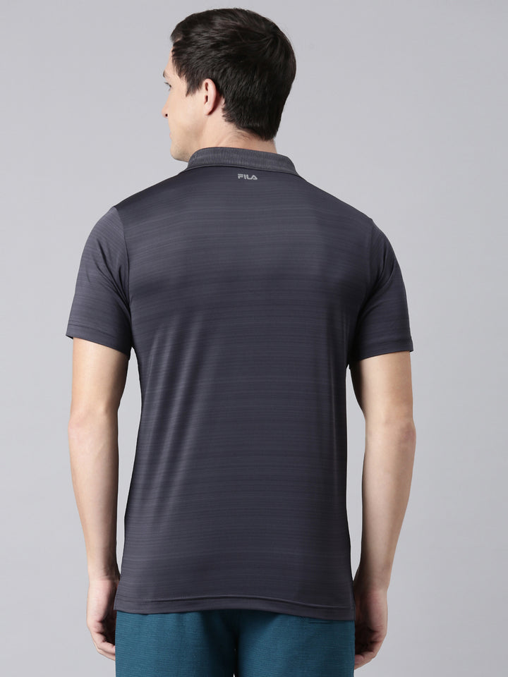Fila Men Grey T-Shirts Regular Fit