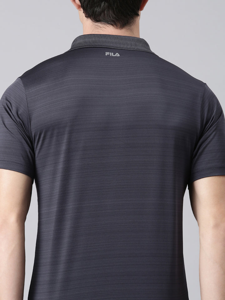 Fila Men Grey T-Shirts Regular Fit