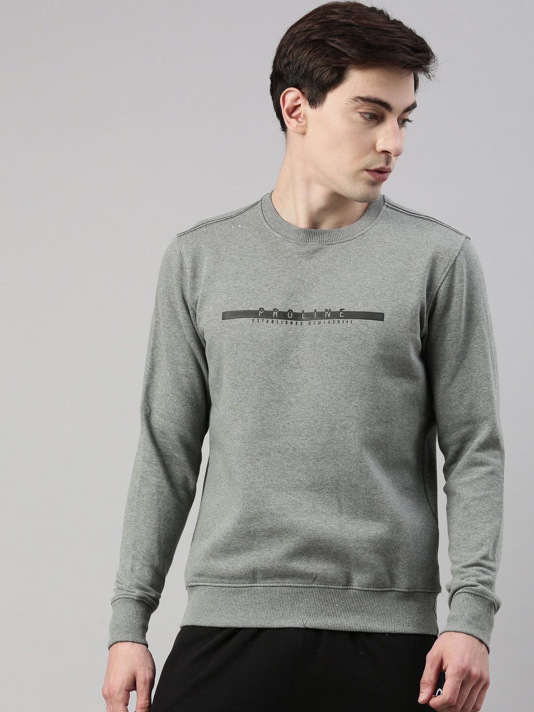 Men's Solid Comfort Fit Sweatshirts