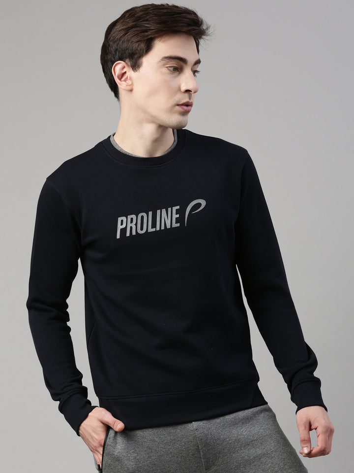 Men's Solid Comfort Fit Sweatshirts