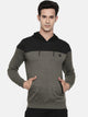 Men's Color Block Comfort Fit Sweat Jacket