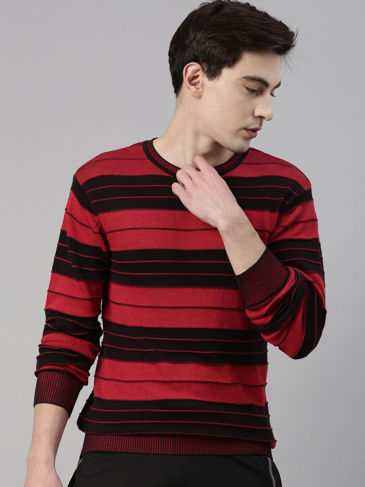 Men's Striper Comfort Fit Jumpers