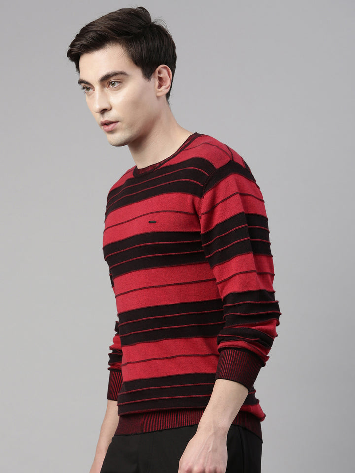 Men's Striper Comfort Fit Jumpers