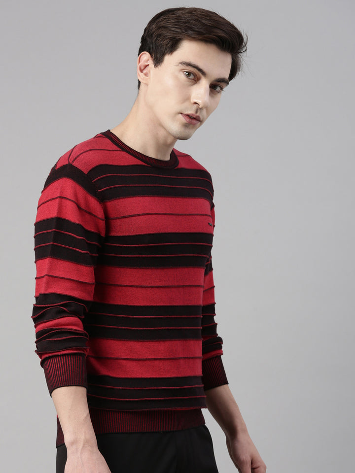 Men's Striper Comfort Fit Jumpers