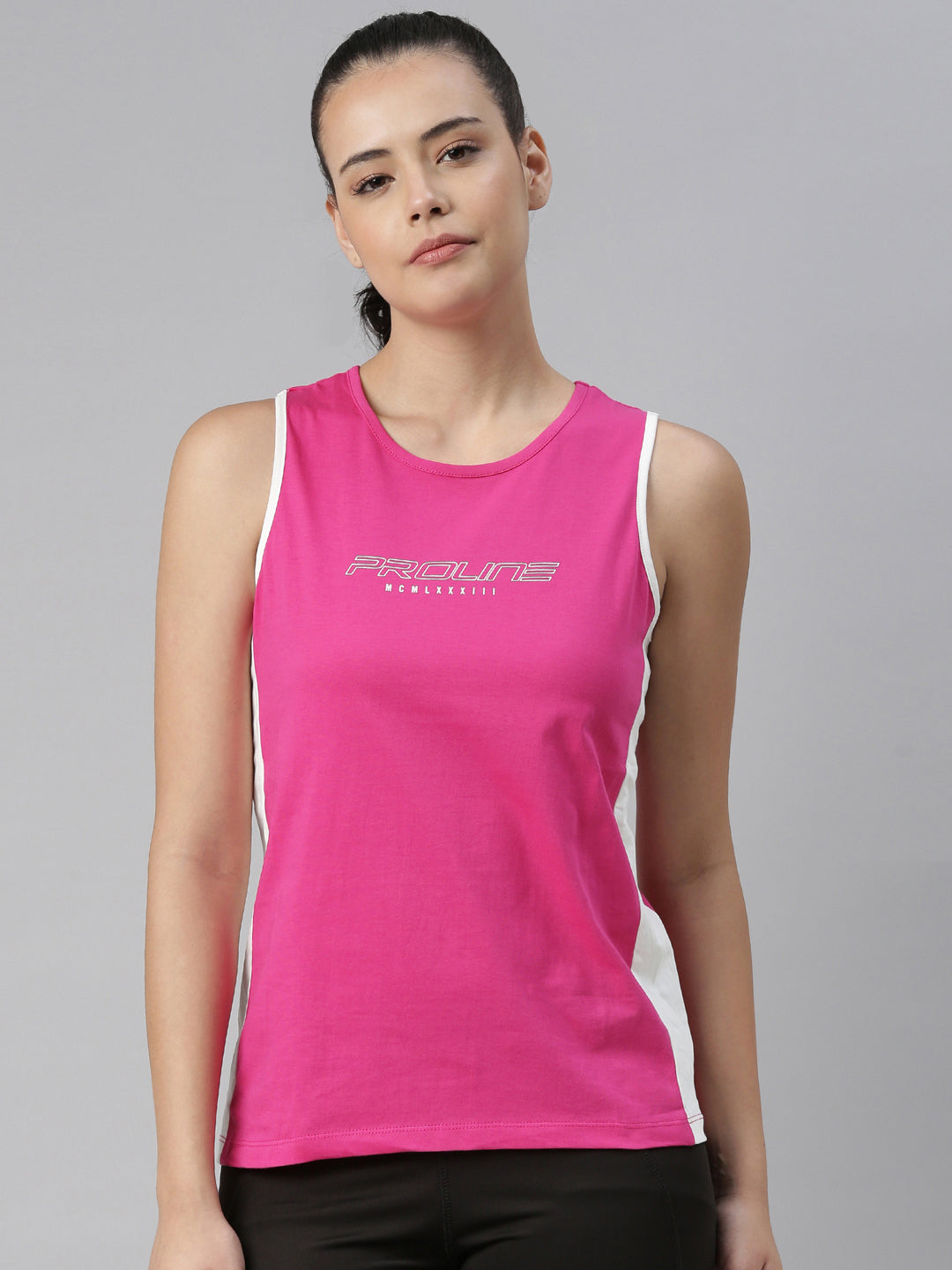 Women's Color Block Comfort Fit Tank Tops