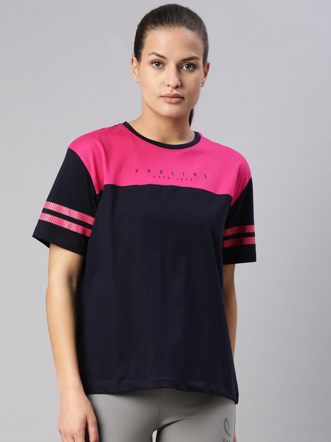 Women's Solid Boxy Fit T-Shirts