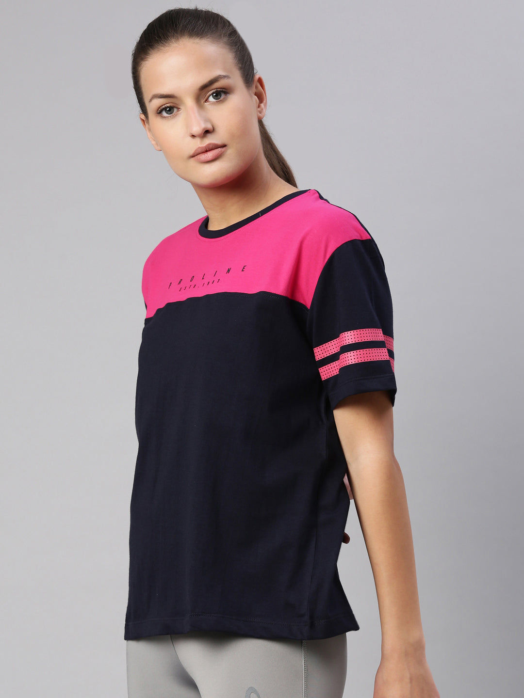 Women's Solid Boxy Fit T-Shirts