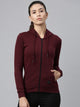 Women's Solid Running Sweat Jacket