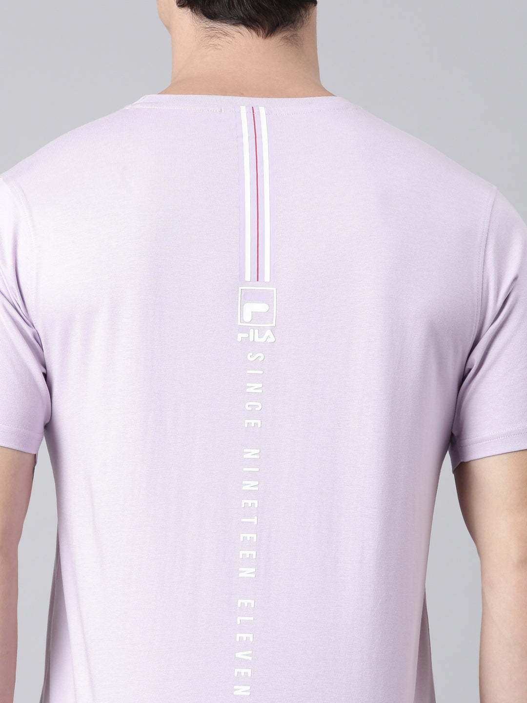 Fila Men Lavender T-Shirts Regular Fit