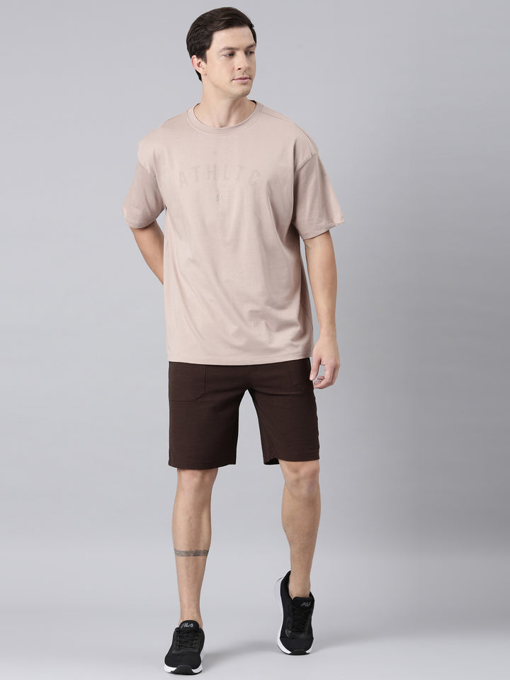 Fila Men Coffee Brown Shorts Regular Fit