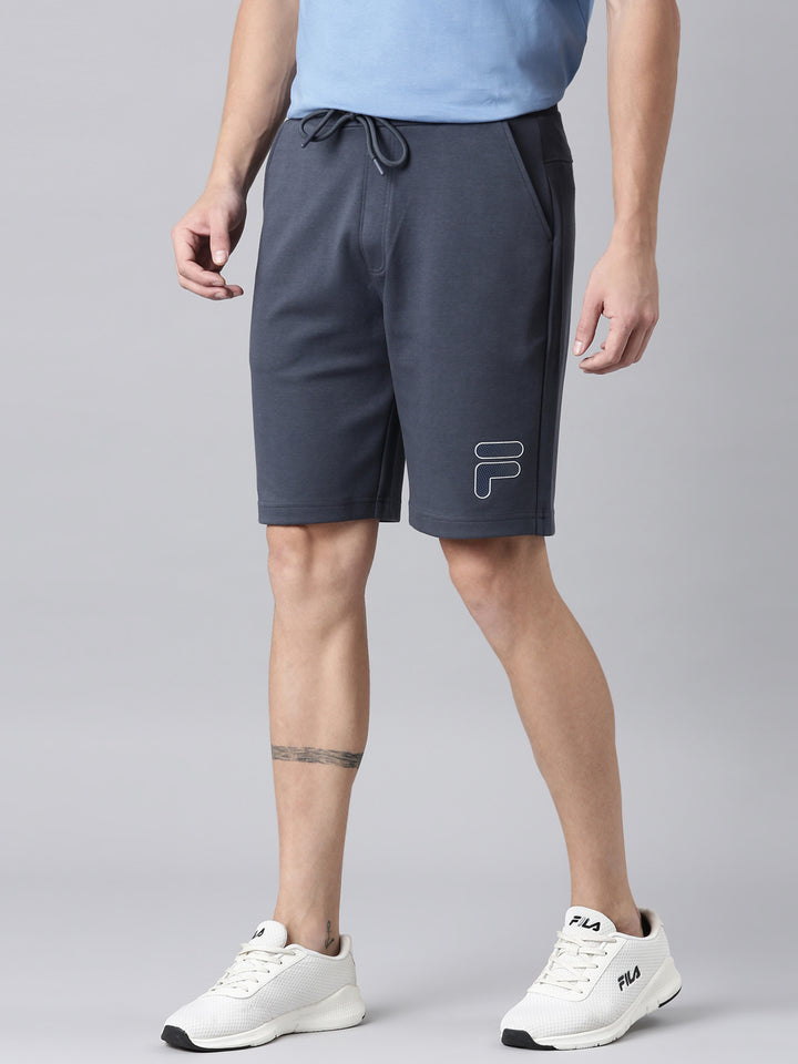Fila Men Grey Shorts Regular Fit