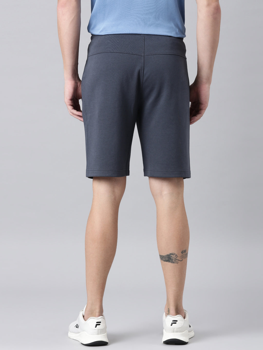 Fila Men Grey Shorts Regular Fit