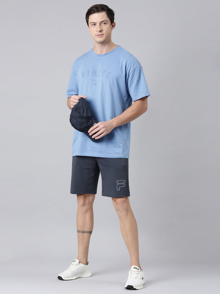 Fila Men Grey Shorts Regular Fit