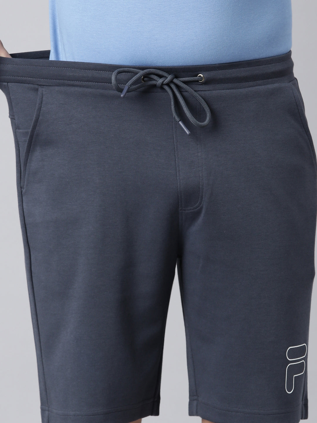 Fila Men Grey Shorts Regular Fit