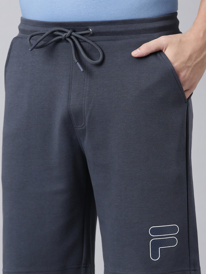 Fila Men Grey Shorts Regular Fit