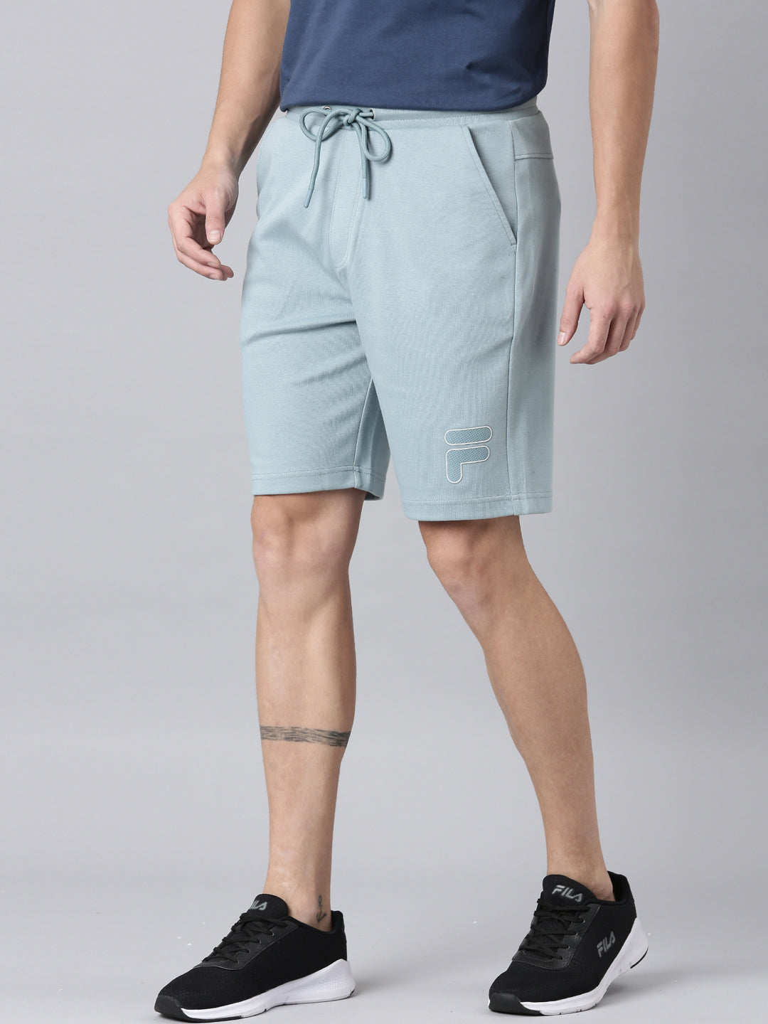 Fila Men Blue Shorts  Regular Fit