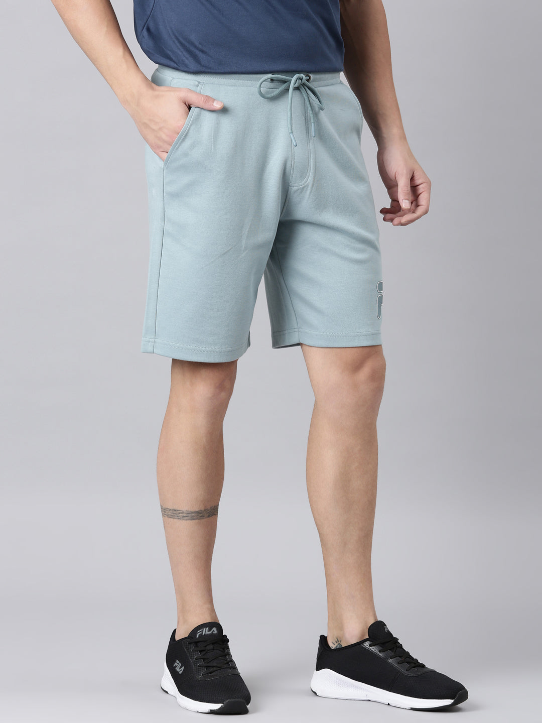 Fila Men Blue Shorts  Regular Fit