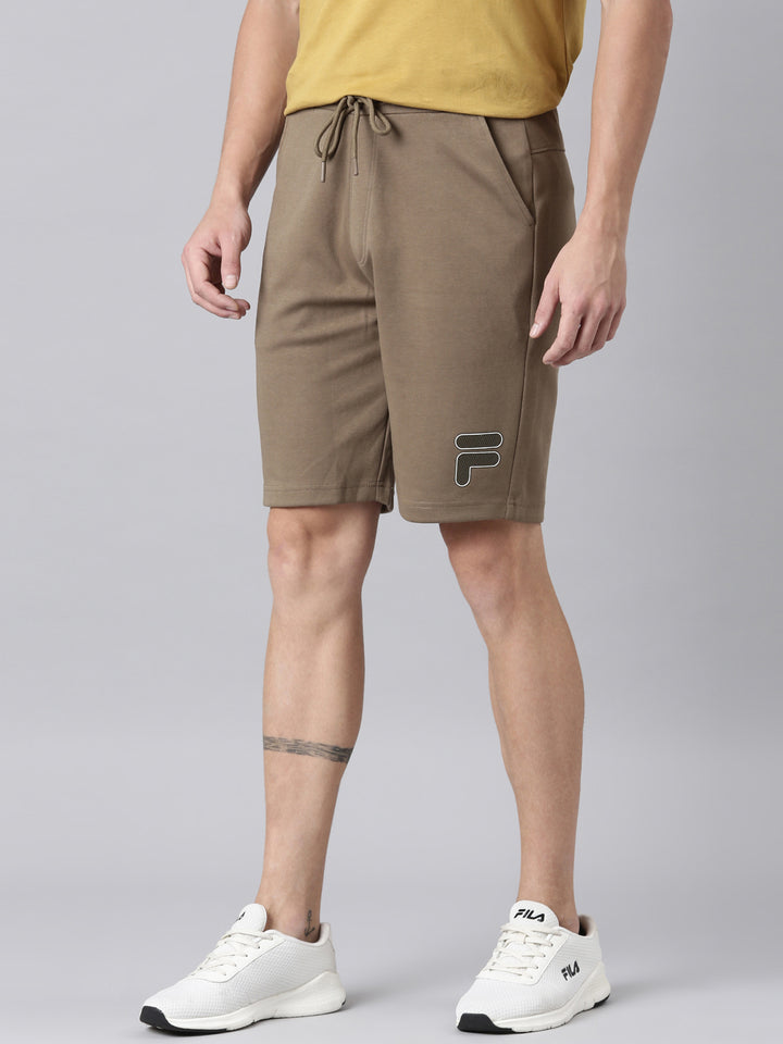 Fila Men Brown Shorts Regular Fit