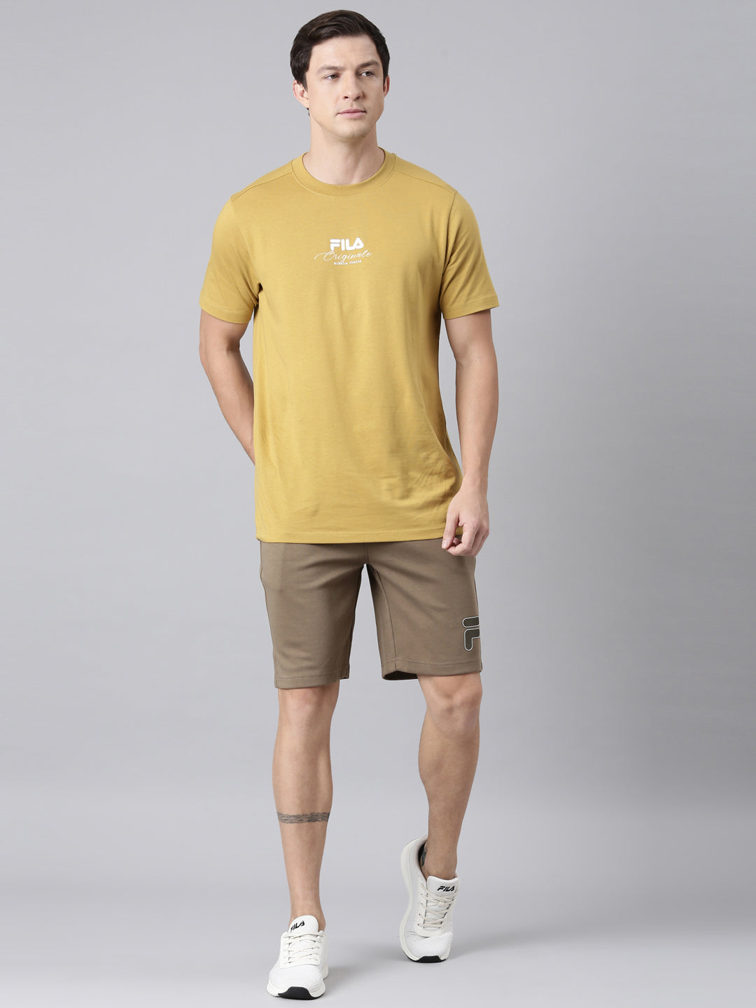 Fila Men Brown Shorts Regular Fit