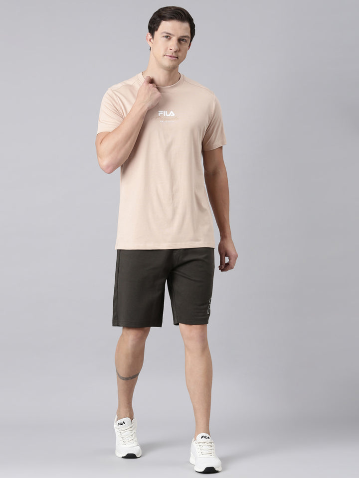 Fila Men Olive Shorts Regular Fit