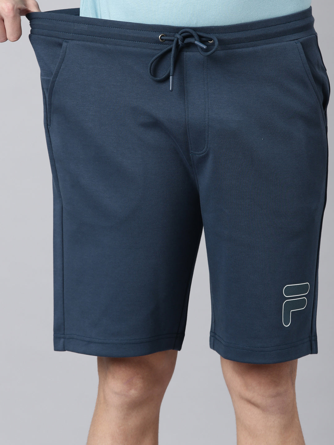 Fila Men Teal Shorts Regular Fit