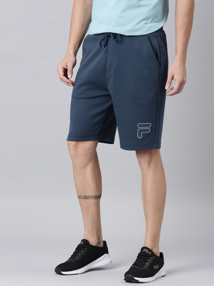 Fila Men Teal Shorts Regular Fit
