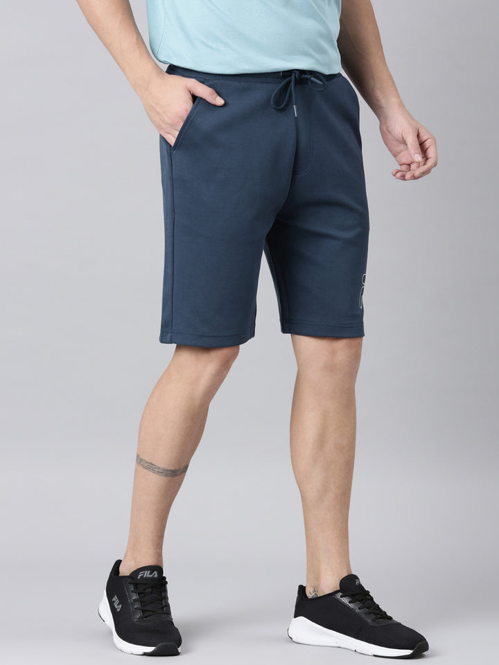 Fila Men Teal Shorts Regular Fit