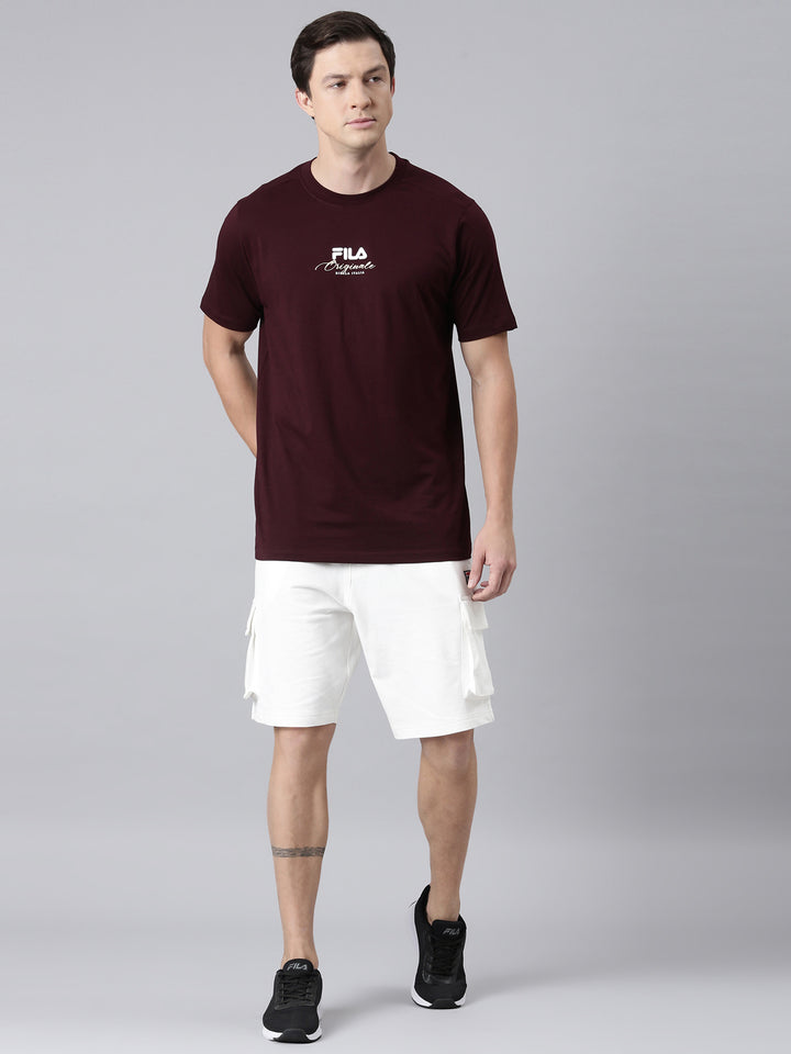Fila Men Off White Shorts Narrow Regular Fit