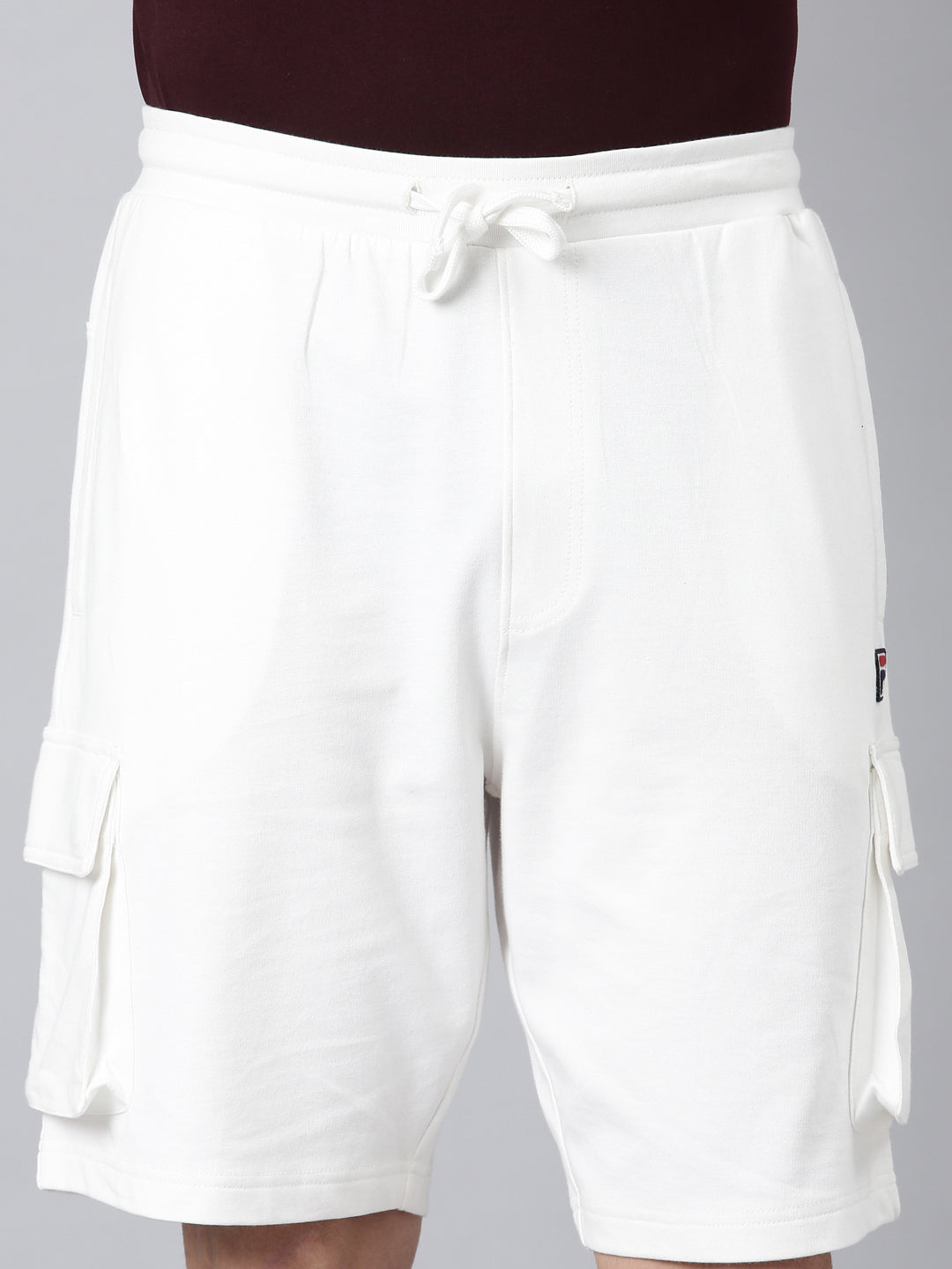 Fila Men Off White Shorts Narrow Regular Fit
