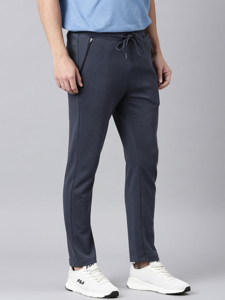 Fila Men Grey Bottom Wear Regular Fit