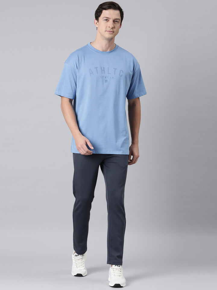 Fila Men Grey Bottom Wear Regular Fit
