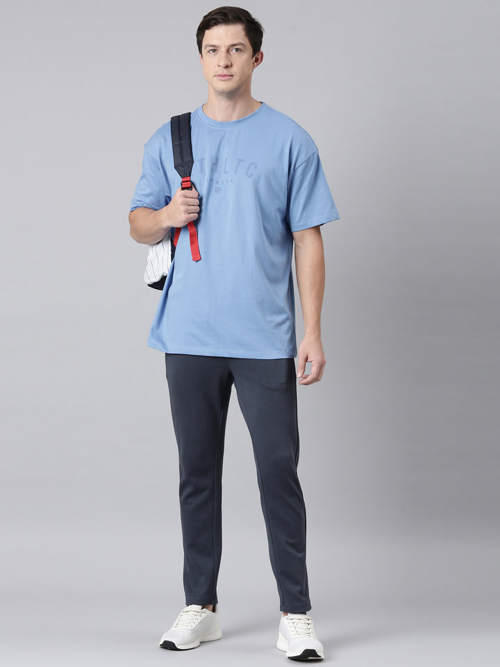 Fila Men Grey Bottom Wear Regular Fit
