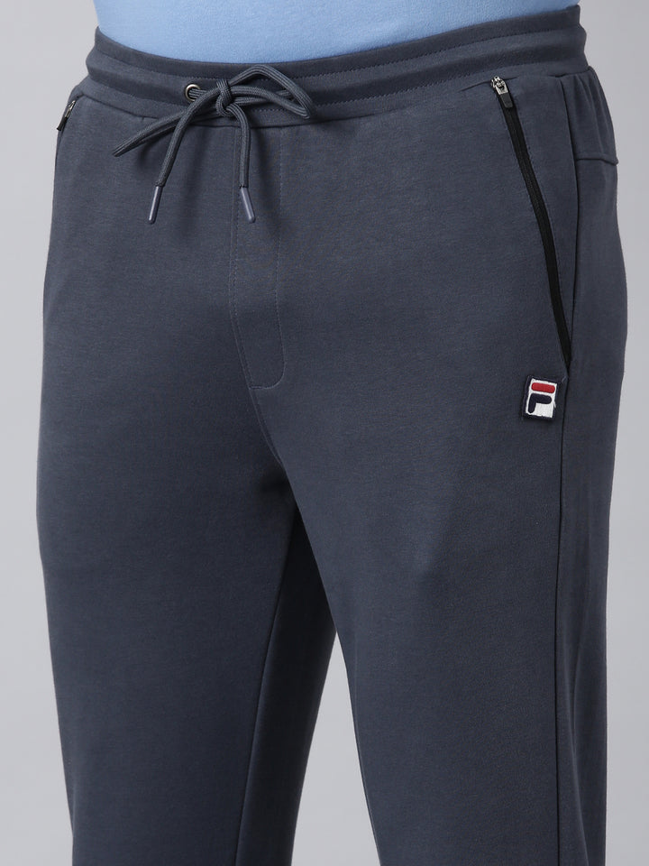 Fila Men Grey Bottom Wear Regular Fit