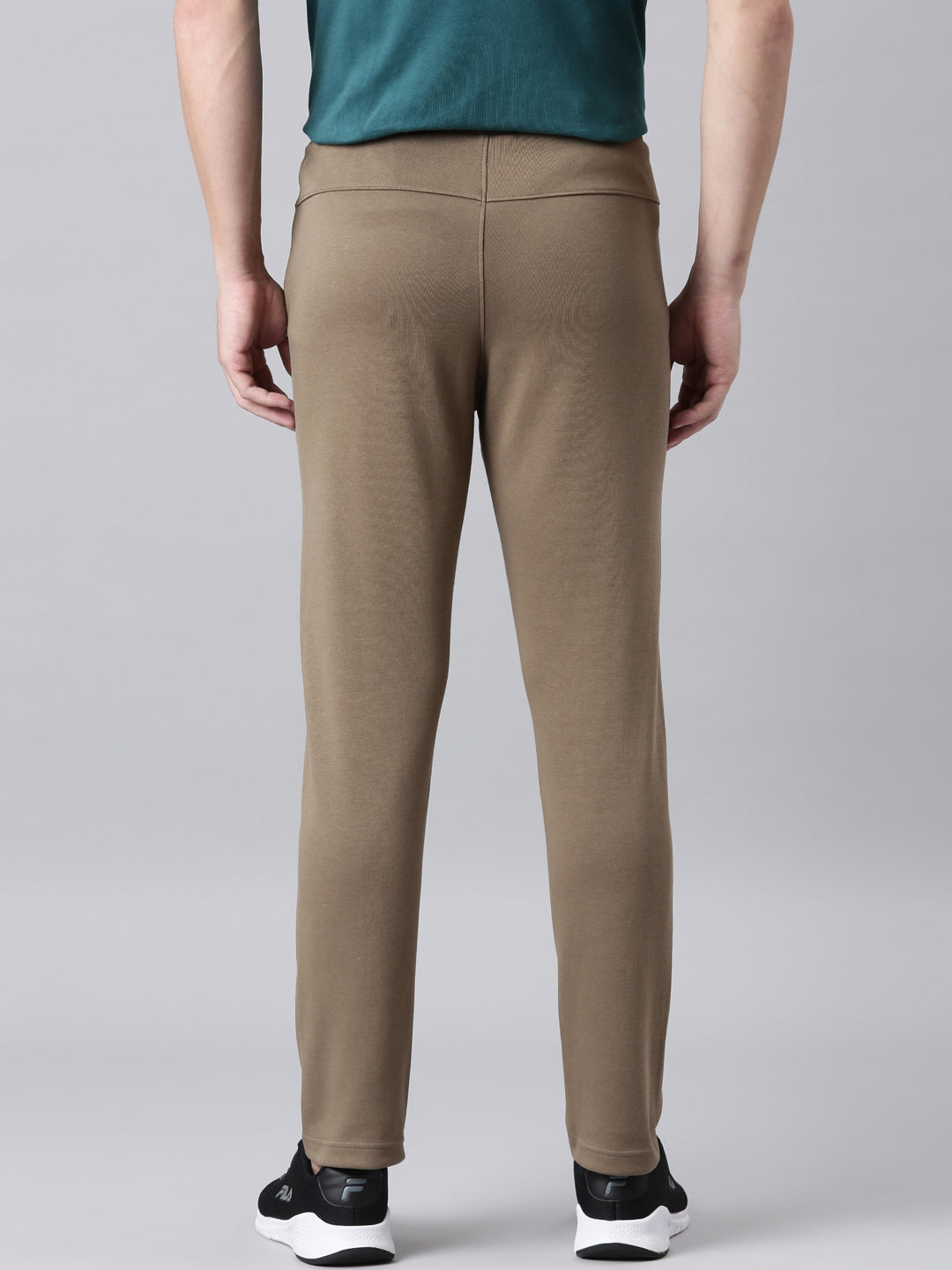 Fila Men Brown Bottom Wear Regular Fit