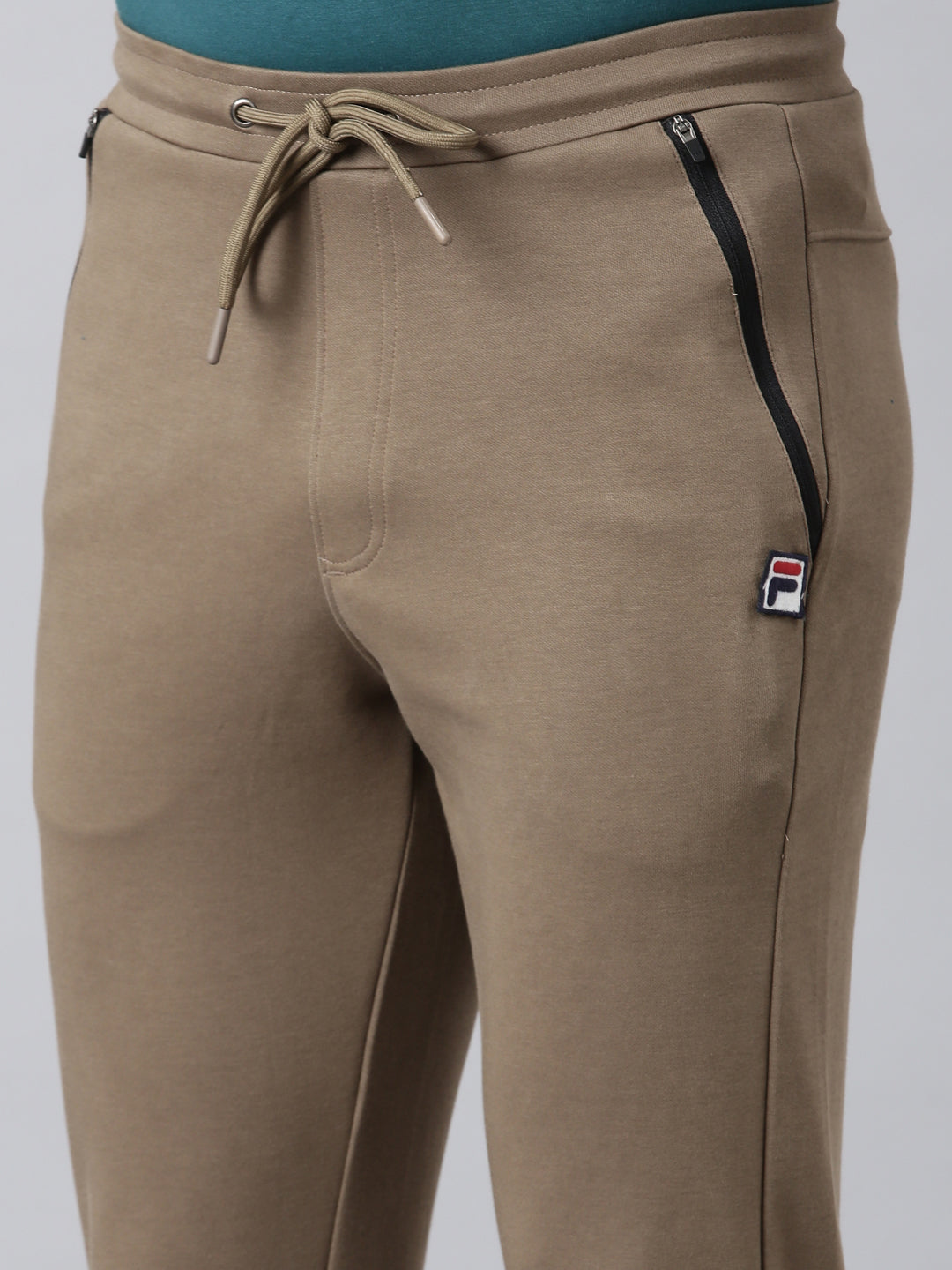 Fila Men Brown Bottom Wear Regular Fit