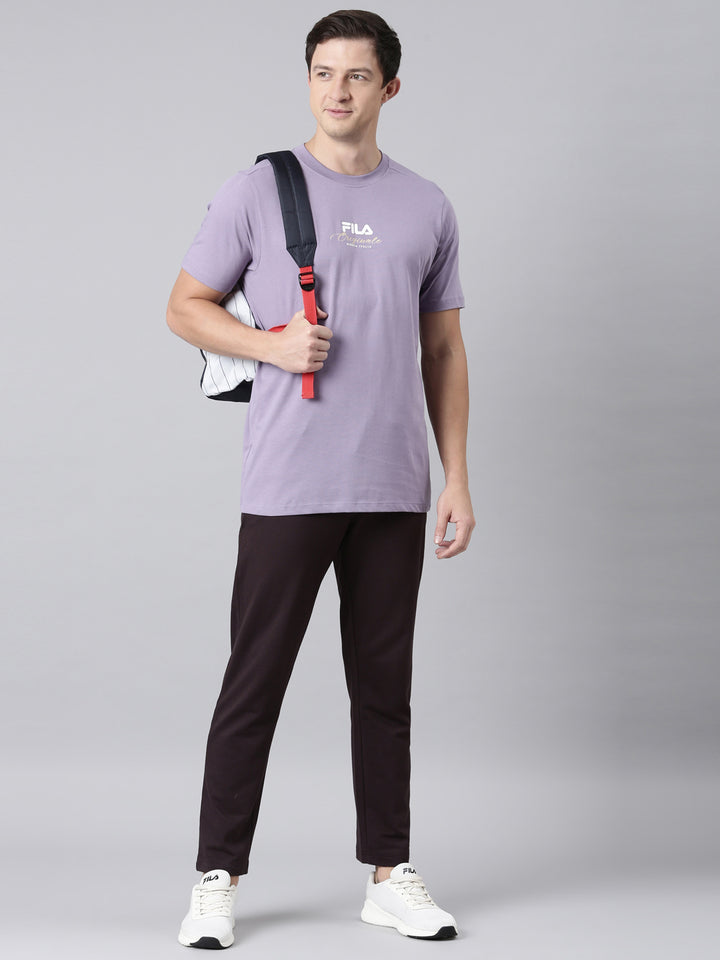 Fila Men Violet T-Shirts Regular Fit